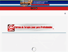 Tablet Screenshot of cursoonline.cursolaser.com.ar
